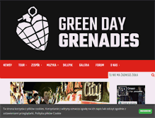 Tablet Screenshot of green-day.com.pl